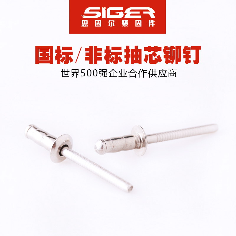 圓頭雙鼓全不銹鋼抽芯鉚釘