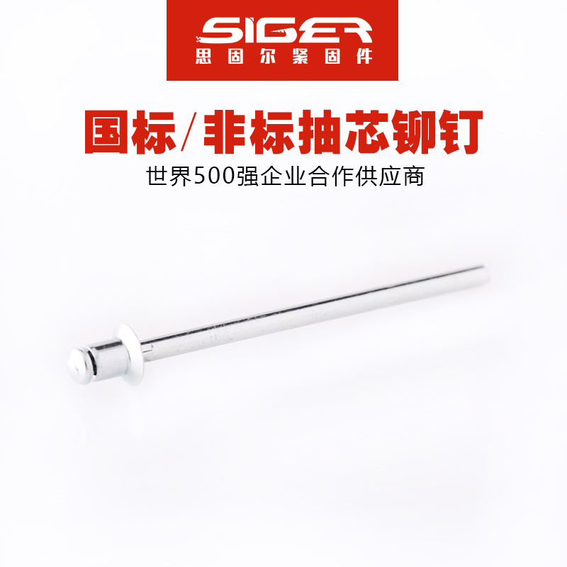 平頭掉頭全鐵抽芯鉚釘