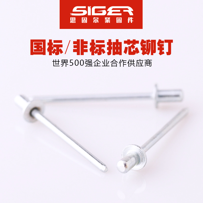 封閉型圓頭全鐵抽芯鉚釘