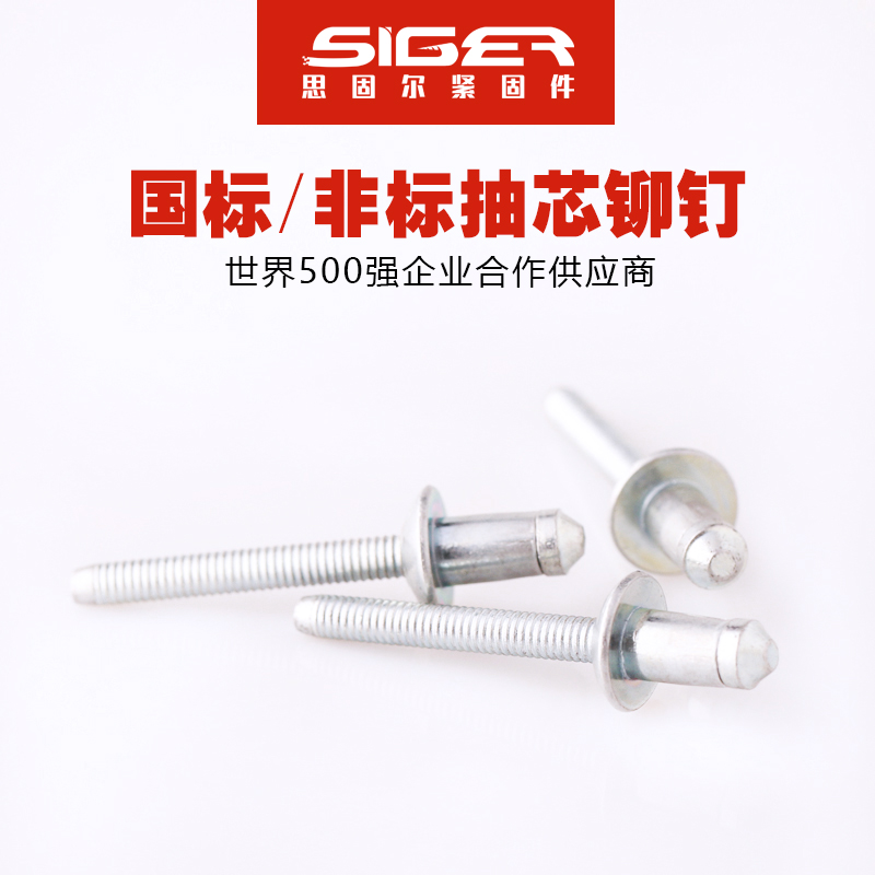 海馬樂(lè)克全鐵蘭鋅抽芯鉚釘